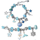 63 In 1 Children DIY Crystal Vintage Bracelets(Blue)