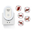 2 PCS Ultrasonic Insect Repellent Night Light Mosquito Killer, Product specifications: EU Plug(Icon)