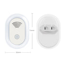 2 PCS Ultrasonic Insect Repellent Night Light Mosquito Killer, Product specifications: EU Plug(Icon)