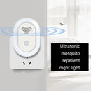 2 PCS Ultrasonic Insect Repellent Night Light Mosquito Killer, Product specifications: EU Plug(Icon)