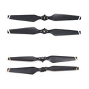 Sunnylife MV-8330F2 2 Pairs Low Noise Foldable Quick-Release Propellers for DJI Mavic Pro(White Stripe )