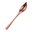 Household Kitchen Stainless Steel Seasoning Spoon 304 Thickened Tip Oil Spoon Mounting Spoon,Color: Rose Gold