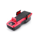 BF-909 Bicycle Headlight With Horn & Mobile Phone Holder 4-In-1 Mountain Bike Light Riding Equipment, Battery Capacity: 4000 mAh (Red)