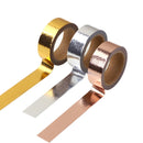 10 Rolls DIY Decorative Hand Account Tape Handmade Decorative Material Tape(Gold)