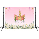 2.1m x 1.5m Unicorn Photography Background Cloth Birthday Theme Party Photo Background Cloth(W002)