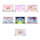 2.1m x 1.5m Unicorn Photography Background Cloth Birthday Theme Party Photo Background Cloth(W044)