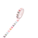 20 Rolls 8mmx10m Paper Tape Hand Ledger Decoration Sticker(Colorful Clip SM-13)