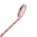 20 Rolls 8mmx10m Paper Tape Hand Ledger Decoration Sticker(Pencil SM-21)