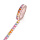 20 Rolls 8mmx10m Paper Tape Hand Ledger Decoration Sticker(Small Colorful Flag SM-26)
