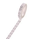 20 Rolls 8mmx10m Paper Tape Hand Ledger Decoration Sticker(Square SM-33)
