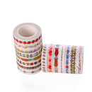 20 Rolls 8mmx10m Paper Tape Hand Ledger Decoration Sticker(Little Love SM-25)