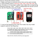 2 PCS Electric Roller Shutter Waterproof Copy Universal Remote Controller Garage Door Remote Control Key(310MHz)