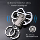 2 PCS Car Keychain Men Ladies Waist Hanging Personal Key Ring