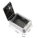 KB-Q-FSG Large Capacity Wall-Mounted Key Box Password Key Storage Box(Black)