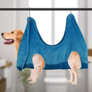 Cat And Dog Hammock Pet Nail Trim Thickening Grooming Hammock, Size: Middle 30cm(Blue)