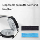 50 Pairs Earphone Disposable Dust Cover Game Headset Non-Woven Protective Cover(50 Pairs of Independent (Blue))