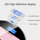 Body Weight Scale USB Home Body Fat Scale Battery Version(Lemon)
