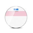 Body Weight Scale USB Home Body Fat Scale Battery Version(White Pink)