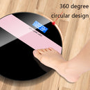 Body Weight Scale USB Home Body Fat Scale Charging Version(White Pink)