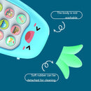 2 PCS Baby Early Education Chinese-English Bilingual Multifunctional Telephone Toy, Colour: Yellow Pineapple