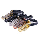 2 PCS Thickened Anti-Theft Chain Stainless Steel Door Bolts Hotel Room Door Chain Buckle Door Chain, Specification: Large (Black)