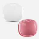 Bluetooth Human Body Scale Smart Weight Loss Electronic Scale With Room Temperature Measurement Function Battery(White Edging White)