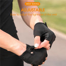 WEST BIKING YP0211218 Cycling Breathable Short Gloves Non-Slip Half Finger Gloves, Size: L(Blue)