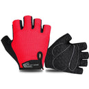 WEST BIKING YP0211218 Cycling Breathable Short Gloves Non-Slip Half Finger Gloves, Size: XL(Red)