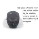 Portable Dog Repeller Adjustable Frequency Ultrasonic Dog Training Device(Gray)