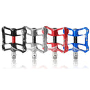 WEST BIKING YP0802080 Bicycle Aluminum Alloy Pedal Riding Foot Pedal Bicycle Accessories(Silver)
