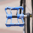 WEST BIKING YP0802080 Bicycle Aluminum Alloy Pedal Riding Foot Pedal Bicycle Accessories(Silver)