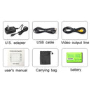 FD43 Elderly Newspaper Reading Aid Reader Low Vision Portable Vision Aid(Black White Button)