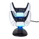 OIVO IV-P5234 Gamepad Aircraft Two-Seater Charger For PS5(Black)