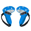 2 Sets GS092 Handle Controller Silicone Protective Cover Anti-Fall And Anti-Lost All-Inclusive Cover For Oculus Quest 2(Blue)