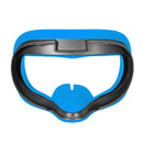 2 PCS GS0090 Eye Mask Face Mask Shading Anti-Sweat Silicone Protective Cover For Oculus Quest2(Red)