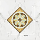 3 Sets Self-Adhesive Floor Waterproof Wear Angle Stickers Living Room Bathroom Floor Brick Decoration Stickers, Specification: Standard Matte(B4)