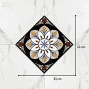 3 Sets Self-Adhesive Floor Waterproof Wear Angle Stickers Living Room Bathroom Floor Brick Decoration Stickers, Specification: Standard Matte(B8)