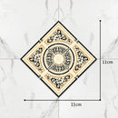 3 Sets Self-Adhesive Floor Waterproof Wear Angle Stickers Living Room Bathroom Floor Brick Decoration Stickers, Specification: Standard Matte(B9)