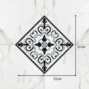 3 Sets Self-Adhesive Floor Waterproof Wear Angle Stickers Living Room Bathroom Floor Brick Decoration Stickers, Specification: Standard Matte(B21 )