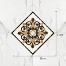 3 Sets Self-Adhesive Floor Waterproof Wear Angle Stickers Living Room Bathroom Floor Brick Decoration Stickers, Specification: Standard Matte(B29)