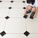 3 Sets Self-Adhesive Floor Waterproof Wear Angle Stickers Living Room Bathroom Floor Brick Decoration Stickers, Specification: Standard Matte(B4)