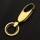 JOBON ZB-6618 Car Keychain Men Waist Holding Car Key Rings(Golden)
