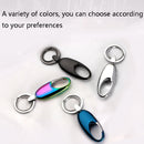 JOBON ZB-6618 Car Keychain Men Waist Holding Car Key Rings(Golden)