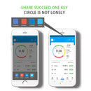 Smart Bluetooth Weight Scale Home Body Fat Measurement Health Scale Charge Model(White (Silk Screen Film)