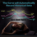 Smart Bluetooth Weight Scale Home Body Fat Measurement Health Scale Charge Model(Black Silk Screen Film)