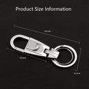 JOBON ZB-071 Men Waist Hang Keychain Simple Car Key Chain Pendant Keychain(Black)