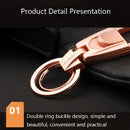 JOBON ZB-071 Men Waist Hang Keychain Simple Car Key Chain Pendant Keychain(Black)