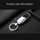 JOBON ZB-176 Car Keychain Men Waist Hanging Key Chain Pendant(Black Ice)