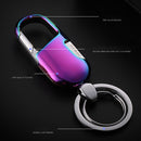 JOBON ZB-176 Car Keychain Men Waist Hanging Key Chain Pendant(Black Ice)
