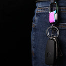 JOBON ZB-176 Car Keychain Men Waist Hanging Key Chain Pendant(Black Ice)